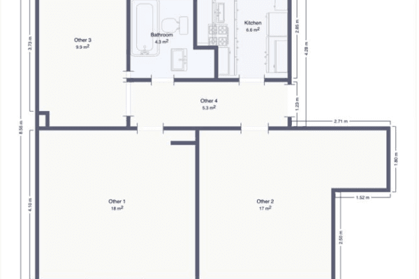 Pronájem bytu 3+1 60 m², Herne Pronájem bytu 3+1 60 m², Herne