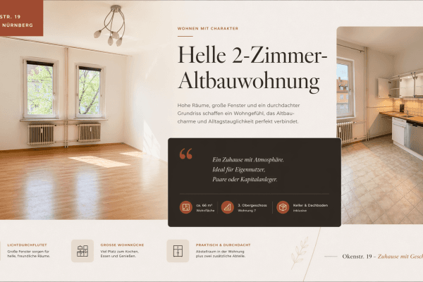 Prodej bytu 2+1 66 m², Okenstr. 19, Nürnberg, Bavorsko Prodej bytu 2+1 66 m², Okenstr. 19, Nürnberg, Bavorsko