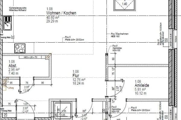 Pronájem bytu 2+1 82 m², Seevetal Pronájem bytu 2+1 82 m², Seevetal