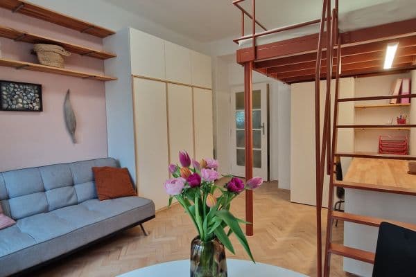 Pronájem bytu 1+kk 31 m², Jindřicha Plachty, Praha Pronájem bytu 1+kk 31 m², Jindřicha Plachty, Praha