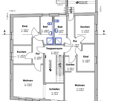 Pronájem bytu 3+1 69 m², Harenberger Straße 1, Hannover, Dolní Sasko Pronájem bytu 3+1 69 m², Harenberger Straße 1, Hannover, Dolní Sasko