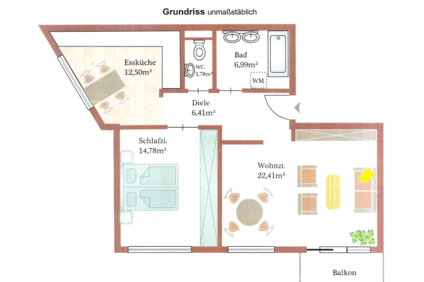Pronájem bytu 2+1 66 m², Calmbacher Straße 2, Böblingen Pronájem bytu 2+1 66 m², Calmbacher Straße 2, Böblingen