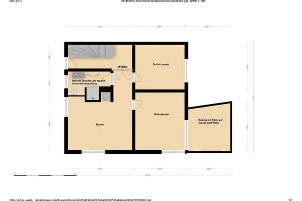 Pronájem bytu 2+kk 68 m², Am Hirschsprung 20, Königstein Pronájem bytu 2+kk 68 m², Am Hirschsprung 20, Königstein