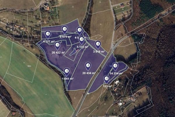 Prodej pozemku 74.531 m², Prodej pozemku 74.531 m²,