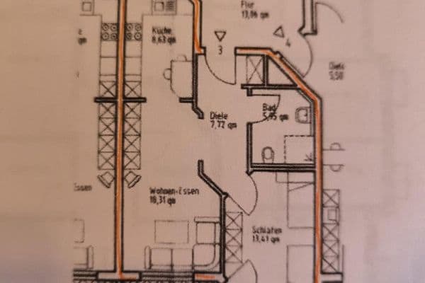 Pronájem bytu 2+1 60 m², Altlußheimer Straße 57, Neulußheim Pronájem bytu 2+1 60 m², Altlußheimer Straße 57, Neulußheim