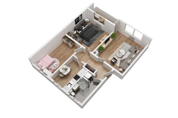 Pronájem bytu 3+1 71 m², Hof, Bavorsko Pronájem bytu 3+1 71 m², Hof, Bavorsko