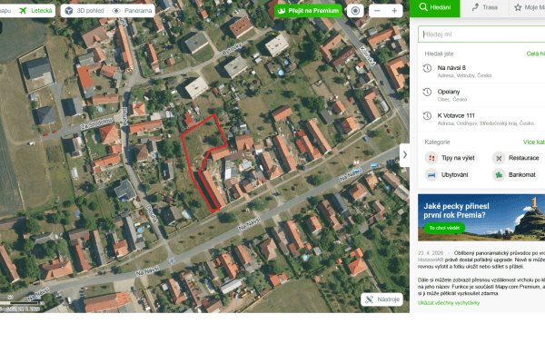 Prodej pozemku 1.306 m², Na Návsi, Veltruby Prodej pozemku 1.306 m², Na Návsi, Veltruby