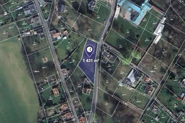 Prodej pozemku 1.431 m², Prodej pozemku 1.431 m²,