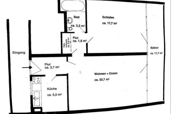 Prodej bytu 2+1 60 m², Wiesbaden, Hessen Prodej bytu 2+1 60 m², Wiesbaden, Hessen
