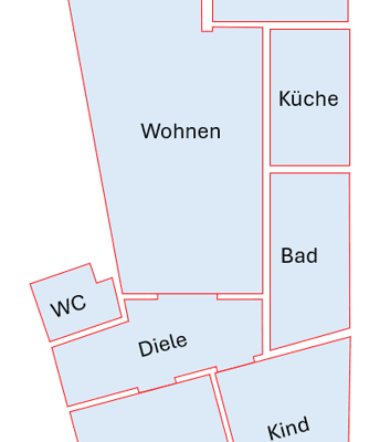 Pronájem bytu 3+1 71 m², Waiblingen Pronájem bytu 3+1 71 m², Waiblingen