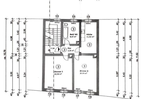 Prodej bytu 2+kk 64 m², Amerikaner Str. 13, Mannheim Prodej bytu 2+kk 64 m², Amerikaner Str. 13, Mannheim