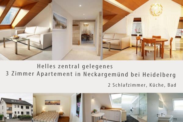 Pronájem bytu 3+1 96 m², Bahnhofstraße 29, Neckargemünd Pronájem bytu 3+1 96 m², Bahnhofstraße 29, Neckargemünd