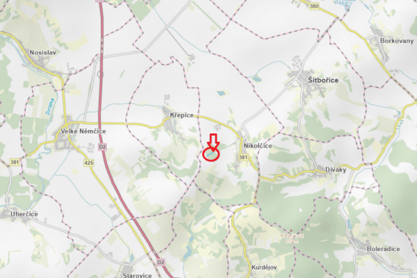 Prodej pozemku 2.475 m², Nikolčice Prodej pozemku 2.475 m², Nikolčice