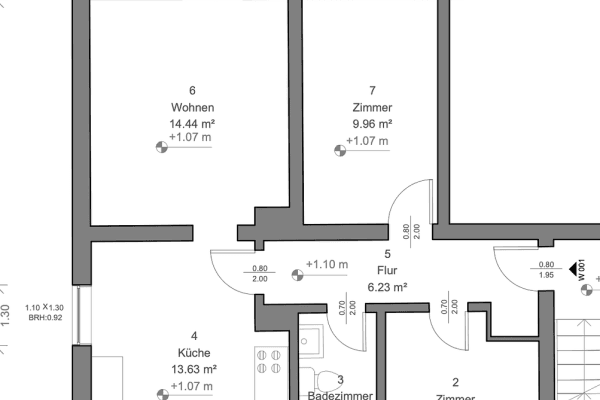 Pronájem bytu 3+1 58 m², Schwäbelstraße 4, Schwandorf, Bavorsko Pronájem bytu 3+1 58 m², Schwäbelstraße 4, Schwandorf, Bavorsko