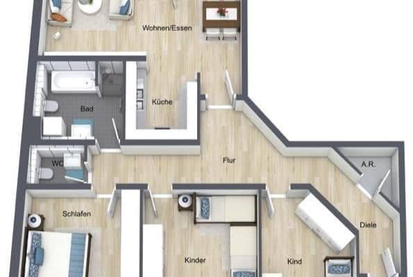 Prodej bytu 4+1 106 m², Wolfringstr. 14, Fürth, Bavorsko Prodej bytu 4+1 106 m², Wolfringstr. 14, Fürth, Bavorsko
