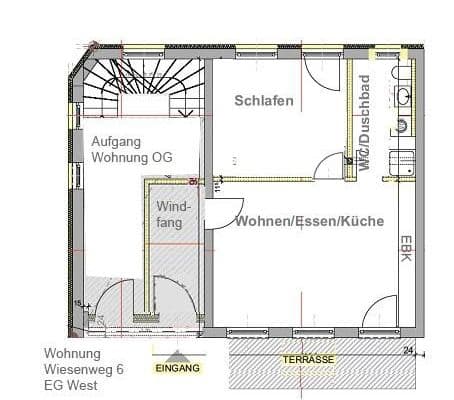 Pronájem bytu 1+kk 55 m², Wiesenweg 6, Horgau Pronájem bytu 1+kk 55 m², Wiesenweg 6, Horgau