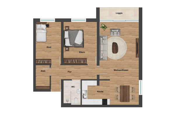 Pronájem bytu 3+1 78 m², Graf-Bernadotte-Straße 14, Kempen Pronájem bytu 3+1 78 m², Graf-Bernadotte-Straße 14, Kempen