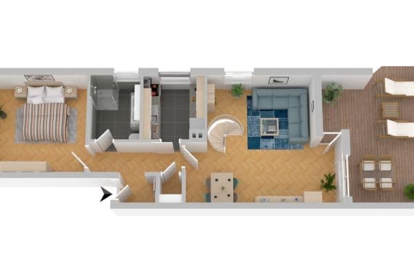 Prodej bytu 2+kk 82 m², Pernerkreppe 26, München, Bavorsko Prodej bytu 2+kk 82 m², Pernerkreppe 26, München, Bavorsko