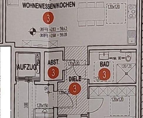 Pronájem bytu 3+1 82 m², Köln, Severní Porýní-Vestfálsko Pronájem bytu 3+1 82 m², Köln, Severní Porýní-Vestfálsko