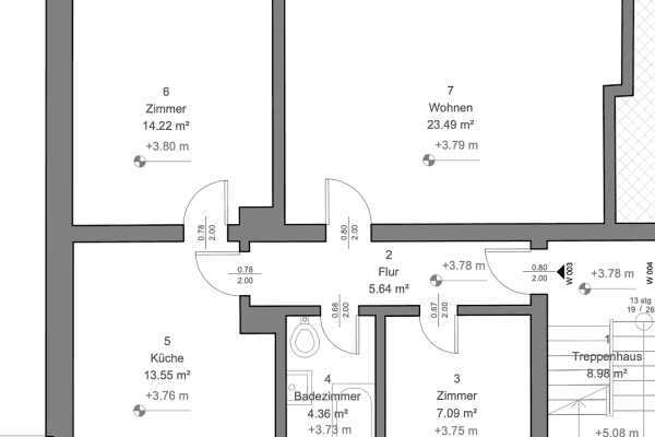 Pronájem bytu 3+1 70 m², Schlesierstraße 1, Schwandorf, Bavorsko Pronájem bytu 3+1 70 m², Schlesierstraße 1, Schwandorf, Bavorsko