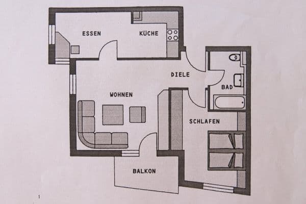 Pronájem bytu 2+kk 60 m², Kirchheimer Str. 9, Zell unter Aichelberg Pronájem bytu 2+kk 60 m², Kirchheimer Str. 9, Zell unter Aichelberg
