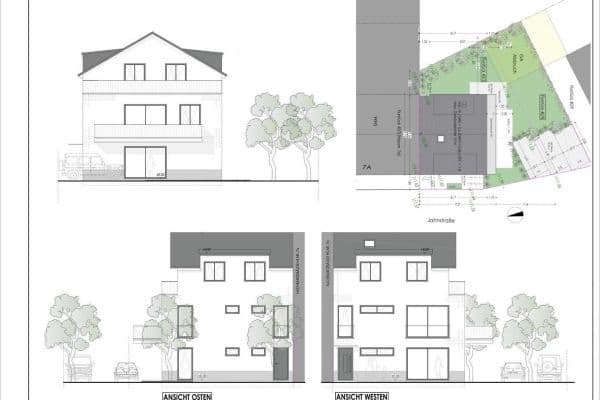 Prodej pozemku 297 m², Jahnstraße 7, Bruchköbel Prodej pozemku 297 m², Jahnstraße 7, Bruchköbel