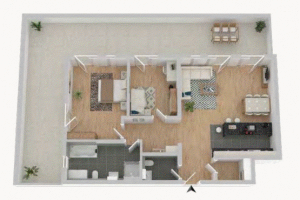 Prodej bytu 3+1 132 m², Pocking Prodej bytu 3+1 132 m², Pocking