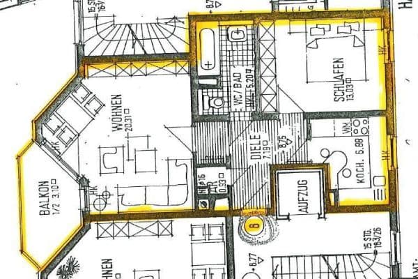 Pronájem bytu 2+1 54 m², Nürnberg, Bavorsko Pronájem bytu 2+1 54 m², Nürnberg, Bavorsko