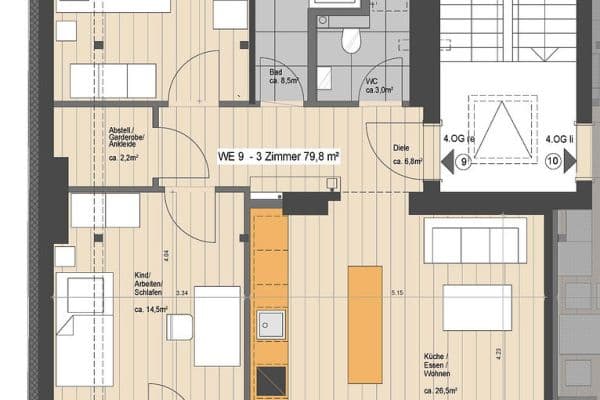 Prodej bytu 3+1 80 m², Walderseestraße, Berlin, Berlín Prodej bytu 3+1 80 m², Walderseestraße, Berlin, Berlín