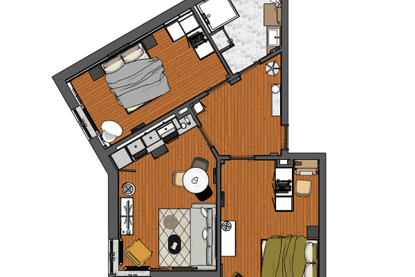 Pronájem bytu 3+1 65 m², Herbstsweg 15, Hamburg, Hamburg Pronájem bytu 3+1 65 m², Herbstsweg 15, Hamburg, Hamburg