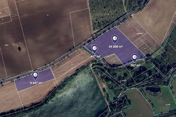 Prodej pozemku 8.607 m², Žižice Prodej pozemku 8.607 m², Žižice