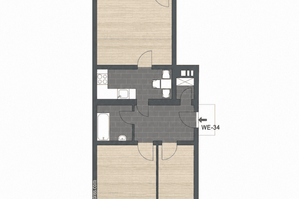 Prodej bytu 3+1 58 m², Düsseldorf Prodej bytu 3+1 58 m², Düsseldorf