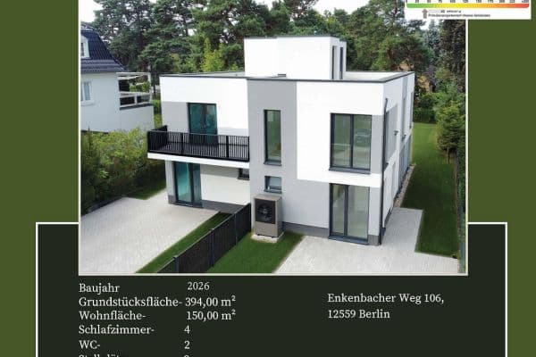 Prodej domu 150 m², pozemek 394 m², Enkenbacher Weg 106, Berlin, Berlín Prodej domu 150 m², pozemek 394 m², Enkenbacher Weg 106, Berlin, Berlín