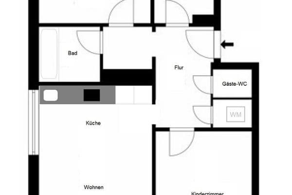Prodej bytu 3+kk 75 m², Hamburg, Hamburg Prodej bytu 3+kk 75 m², Hamburg, Hamburg