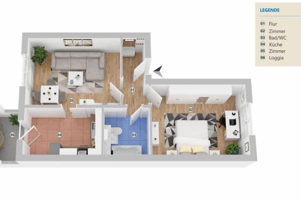 Prodej bytu 2+1 51 m², Berlin, Berlín Prodej bytu 2+1 51 m², Berlin, Berlín