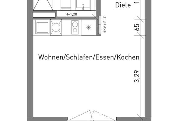 Pronájem bytu 1+1 26 m², Maximilianstraße 43, Nürnberg Pronájem bytu 1+1 26 m², Maximilianstraße 43, Nürnberg