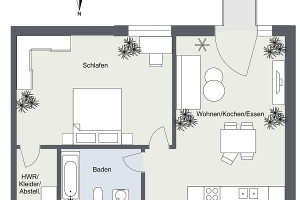 Pronájem bytu 2+1 63 m², Brookredder 2e, Traventhal Pronájem bytu 2+1 63 m², Brookredder 2e, Traventhal