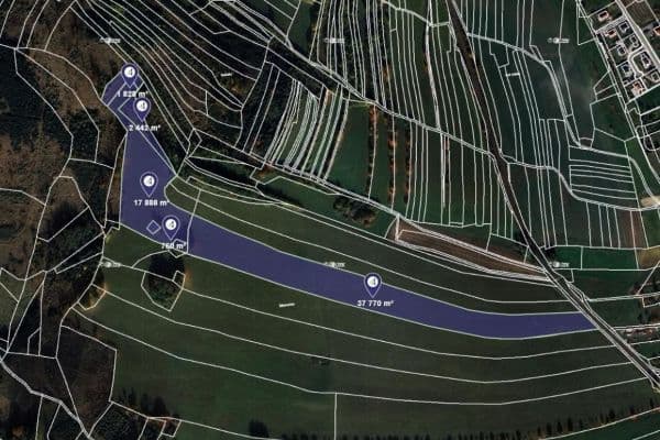 Prodej pozemku 60.688 m², Sedlejov Prodej pozemku 60.688 m², Sedlejov