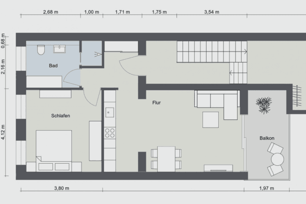 Pronájem bytu 2+1 65 m², Kölner-Straße 38, Erkelenz Pronájem bytu 2+1 65 m², Kölner-Straße 38, Erkelenz