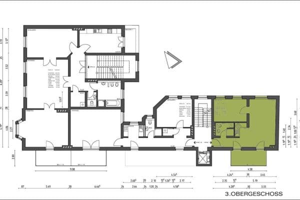 Pronájem bytu 2+1 55 m², Kleiner Stadtmarsch 9, Magdeburg, Sasko-Anhaltsko Pronájem bytu 2+1 55 m², Kleiner Stadtmarsch 9, Magdeburg, Sasko-Anhaltsko