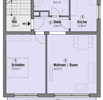 Prodej bytu 2+1 74 m², Berliner Ring 10, Viernheim Prodej bytu 2+1 74 m², Berliner Ring 10, Viernheim