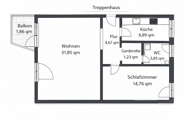 Prodej bytu 2+1 65 m², Bürgermeister-Deichmann-Straße 17, Bremen, Bremen Prodej bytu 2+1 65 m², Bürgermeister-Deichmann-Straße 17, Bremen, Bremen