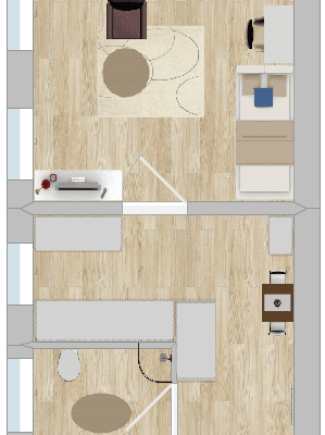 Pronájem bytu 2+1 33 m², Kapellenstr. 43, Cáchy, Severní Porýní-Vestfálsko Pronájem bytu 2+1 33 m², Kapellenstr. 43, Cáchy, Severní Porýní-Vestfálsko