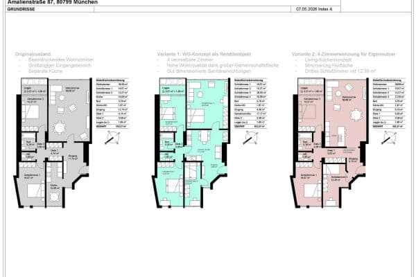 Prodej bytu 4+kk 103 m², Amalienstraße 87, München, Bavorsko Prodej bytu 4+kk 103 m², Amalienstraße 87, München, Bavorsko
