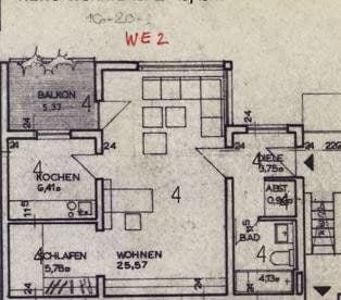 Pronájem bytu 1+kk 49 m², Moltkestraße 97, Reutlingen Pronájem bytu 1+kk 49 m², Moltkestraße 97, Reutlingen