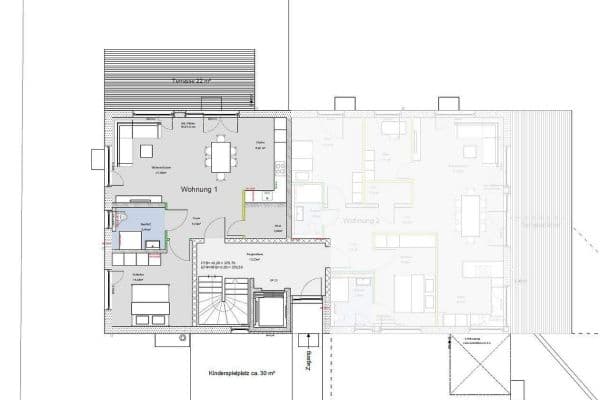 Pronájem bytu 2+1 77 m², Wilhelmstraße 10/1, Wolfschlugen Pronájem bytu 2+1 77 m², Wilhelmstraße 10/1, Wolfschlugen