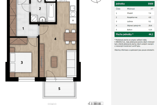 Prodej bytu 1+kk 30 m², U Továren, Praha Prodej bytu 1+kk 30 m², U Továren, Praha