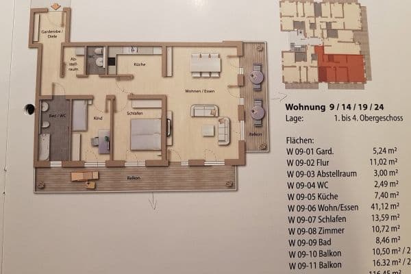 Pronájem bytu 3+1 113 m², Columbiastraße 20, Bad Kissingen Pronájem bytu 3+1 113 m², Columbiastraße 20, Bad Kissingen