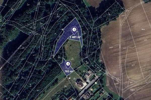 Prodej pozemku 3.246 m², Hradečno Prodej pozemku 3.246 m², Hradečno