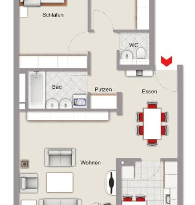 Prodej bytu 3+kk 85 m², Wiedersbacher, Nürnberg Prodej bytu 3+kk 85 m², Wiedersbacher, Nürnberg
